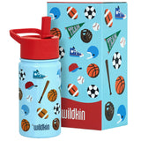 Game On 14 oz Stainless Steel Water Bottle