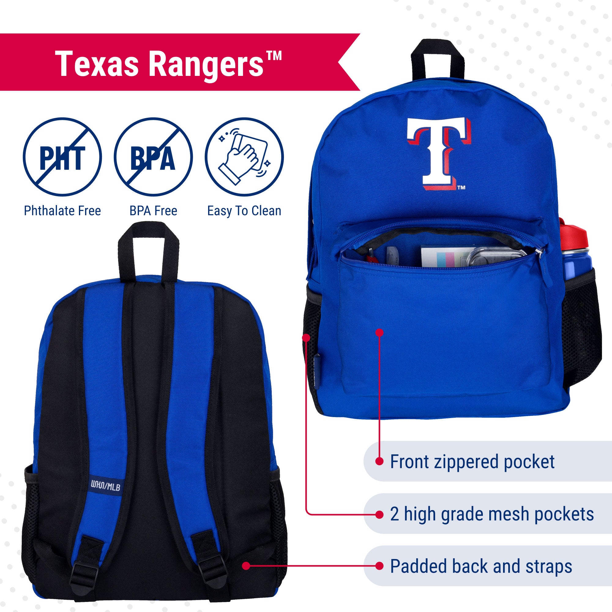 MLB 16 Inch Backpack