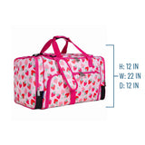 Strawberry Patch Weekender Duffel Bag