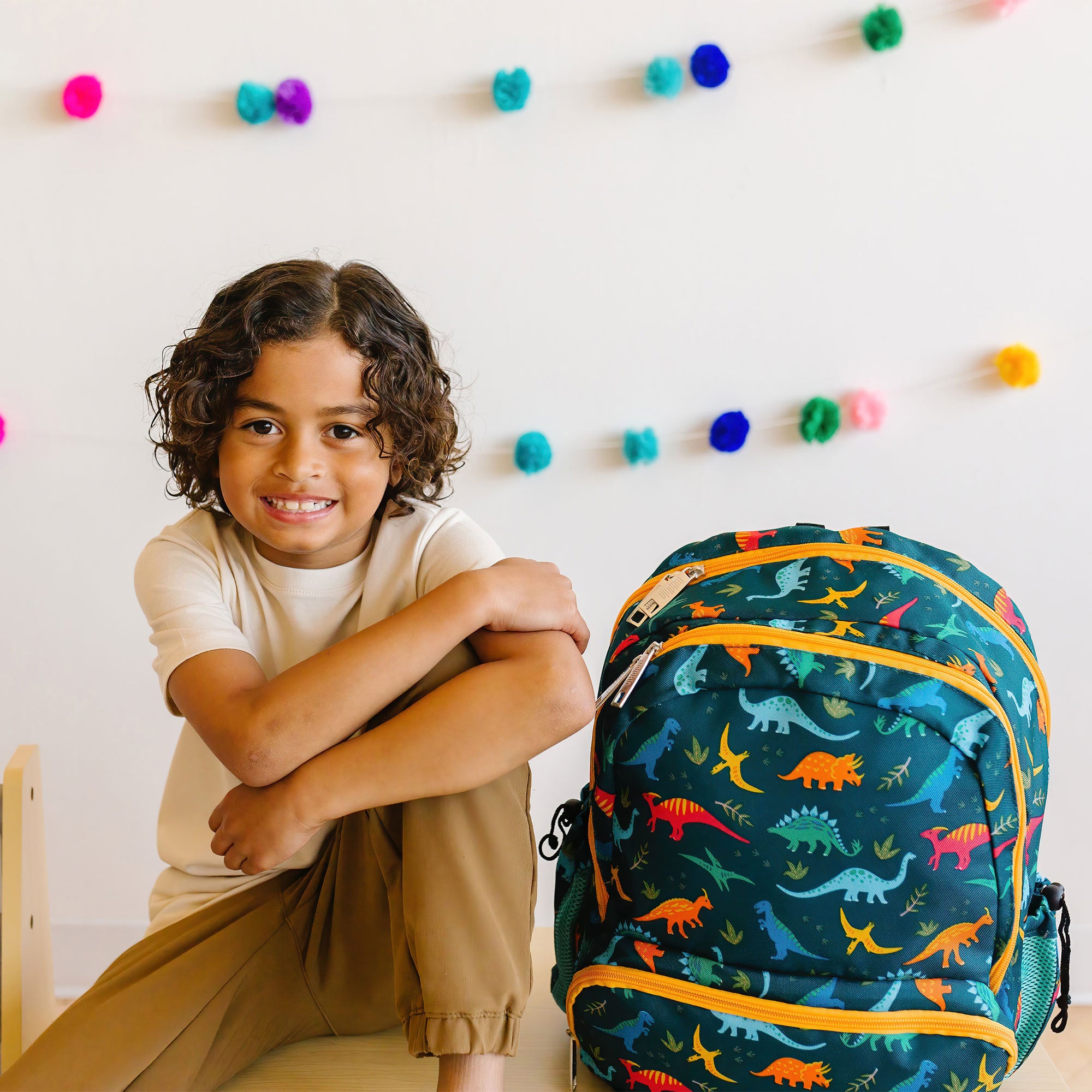 Jurassic Dinosaurs 17 inch Backpack