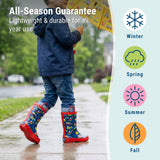 Under Construction Rubber Rainboots