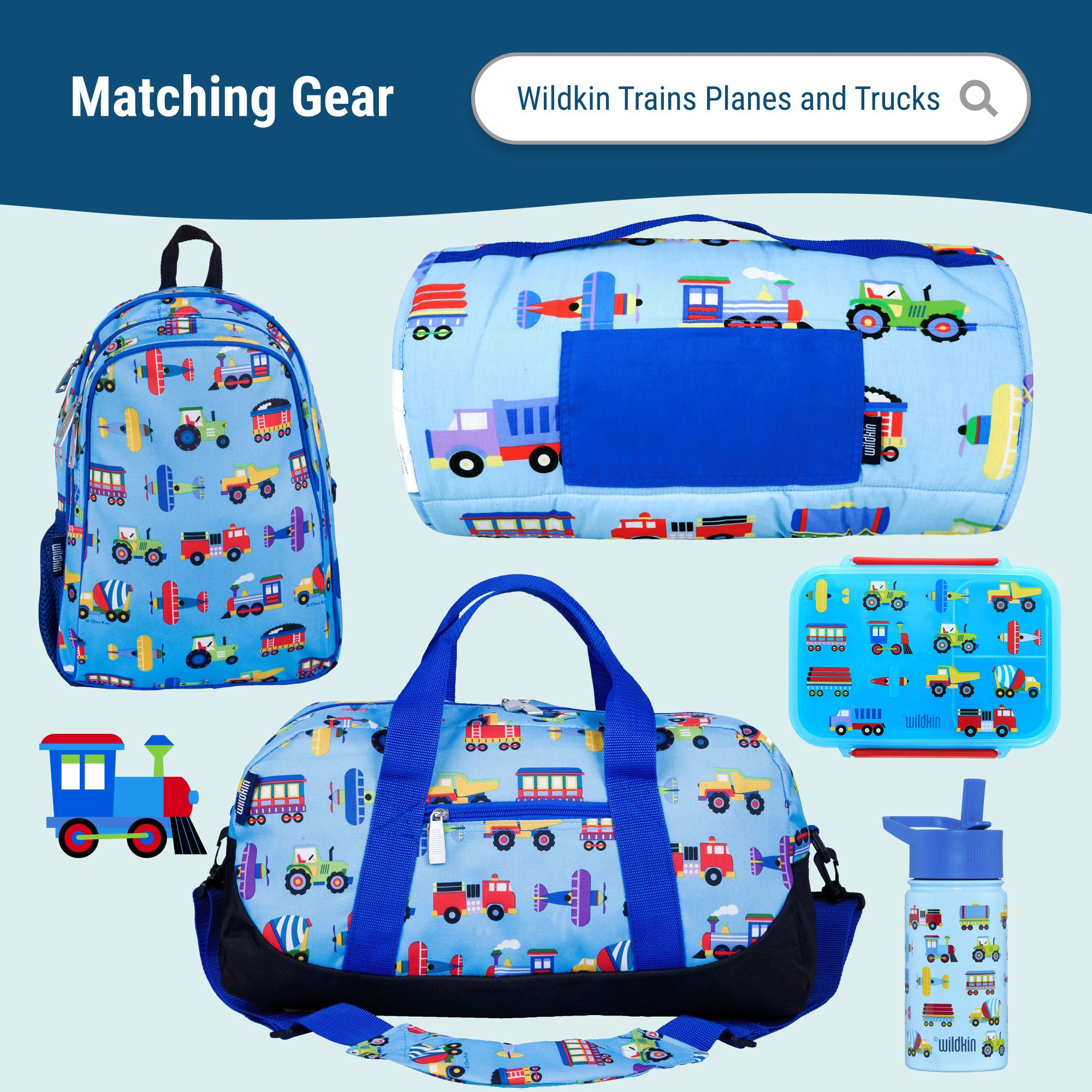 Trains, Planes & Trucks ECO Lunch Box