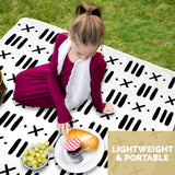 Baby Splat Mat - Black & White