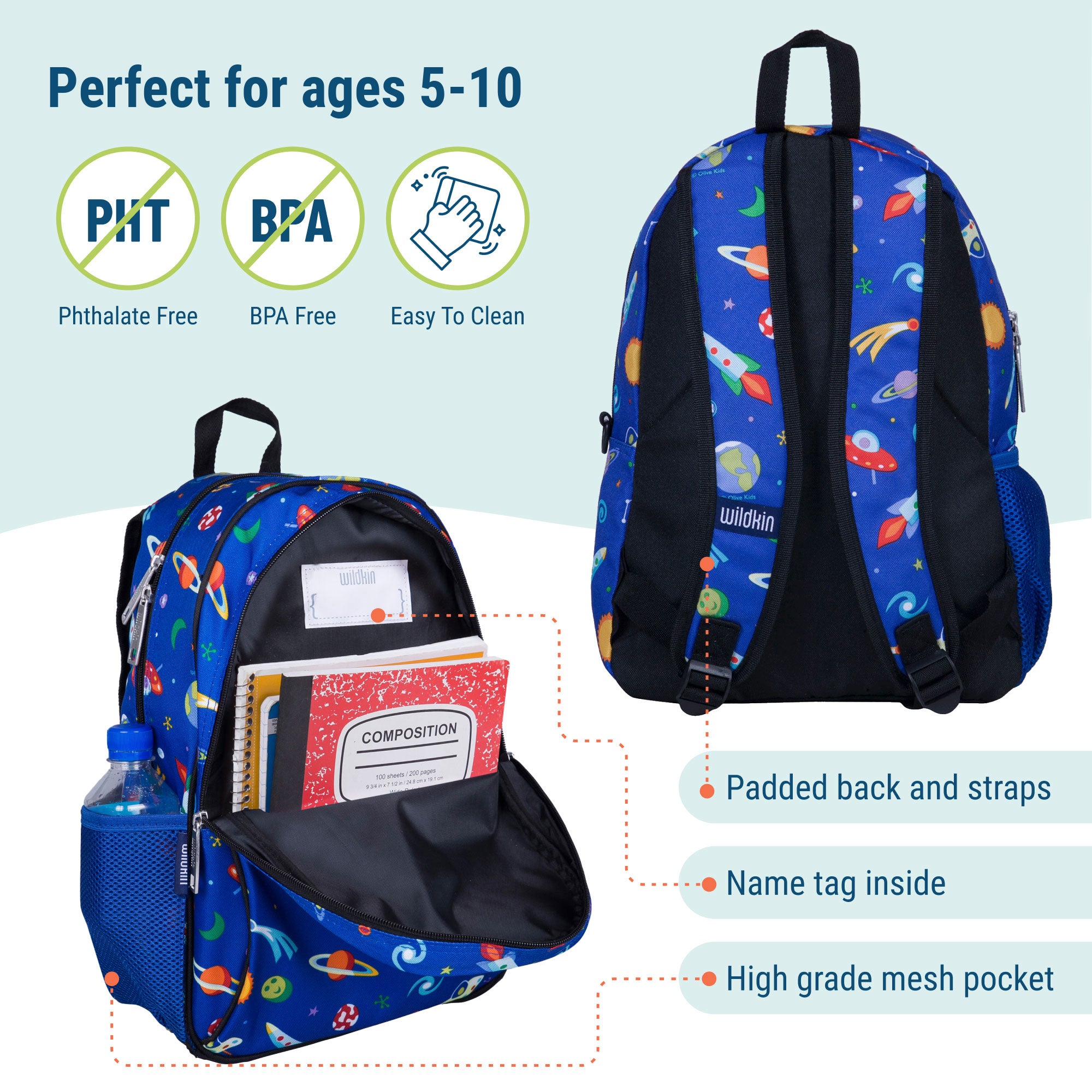 15 Inch Backpack - Boys