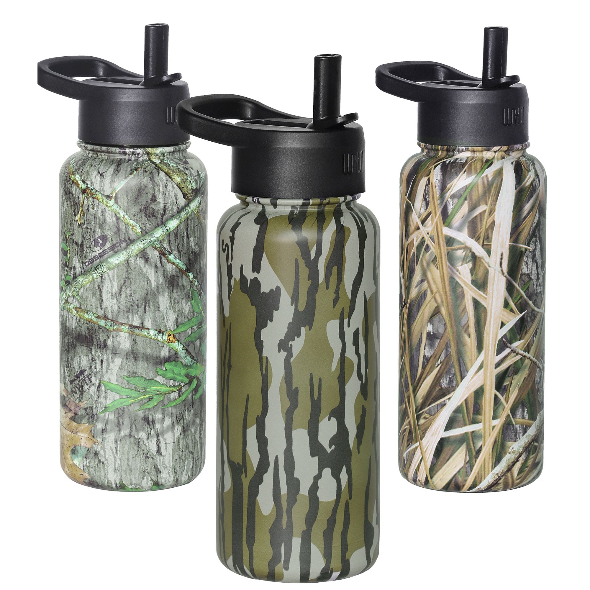 Mossy Oak Original Bottomland 32 oz Stainless Steel Water Bottle