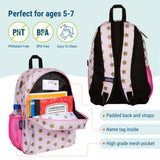 Pink and Gold Stars 15 Inch Backpack