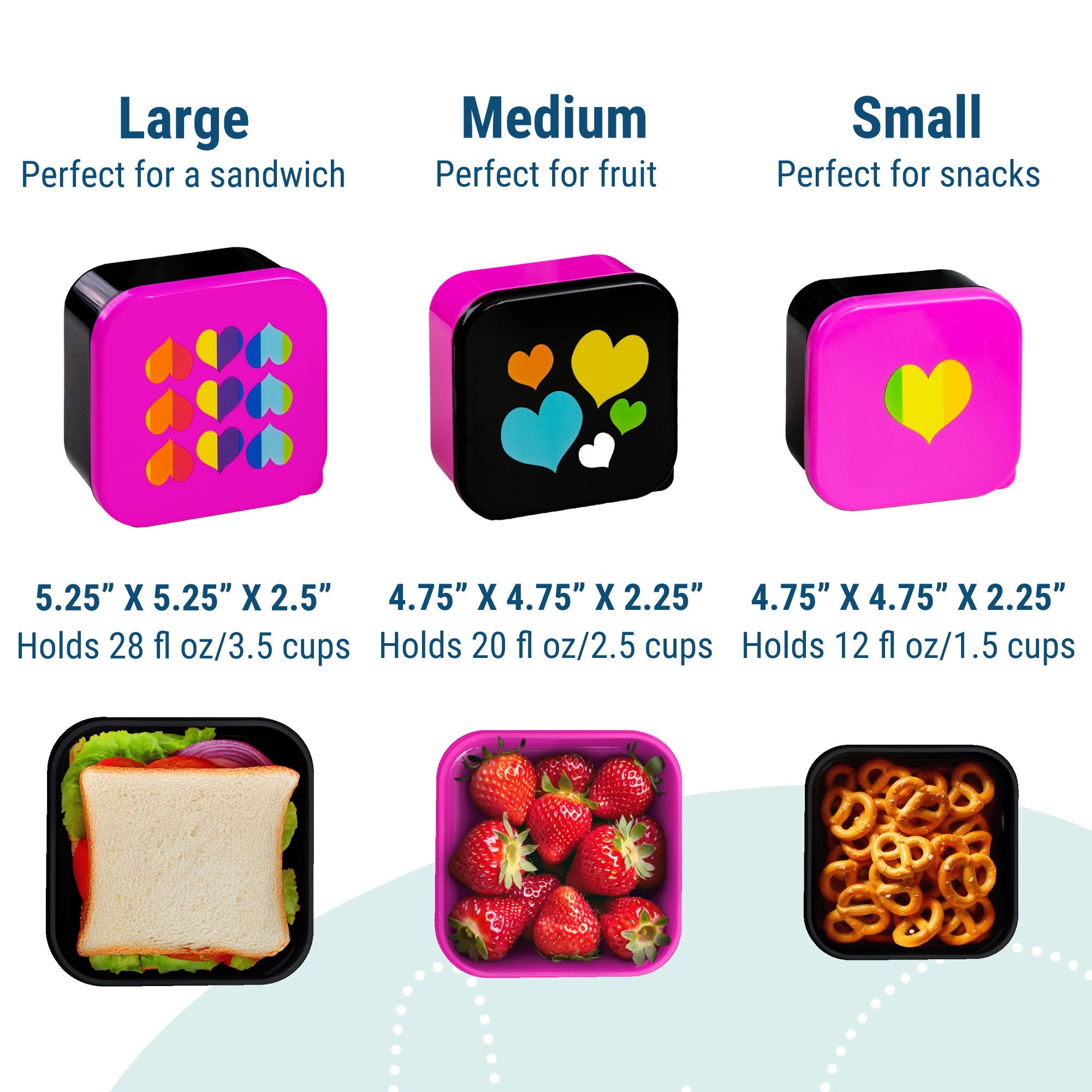 Nested Snack Containers