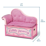 Princess Chaise Lounge w/ Storage - Pink