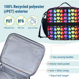 Rainbow Hearts ECO rPET Next Gen Lunch Box