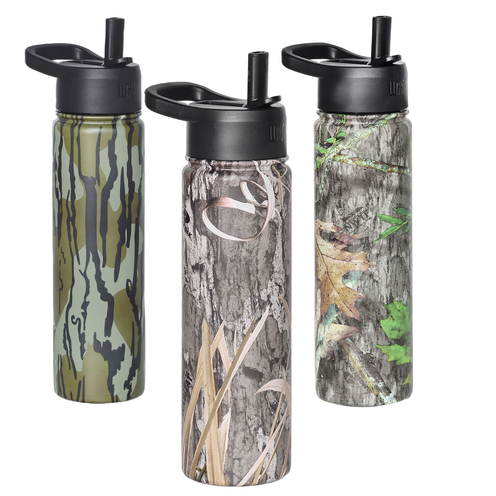 Mossy Oak Shadow Grass Habitat 22 oz Stainless Steel Water Bottle