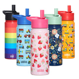 Strawberry Patch 18 oz Steel Water Bottle