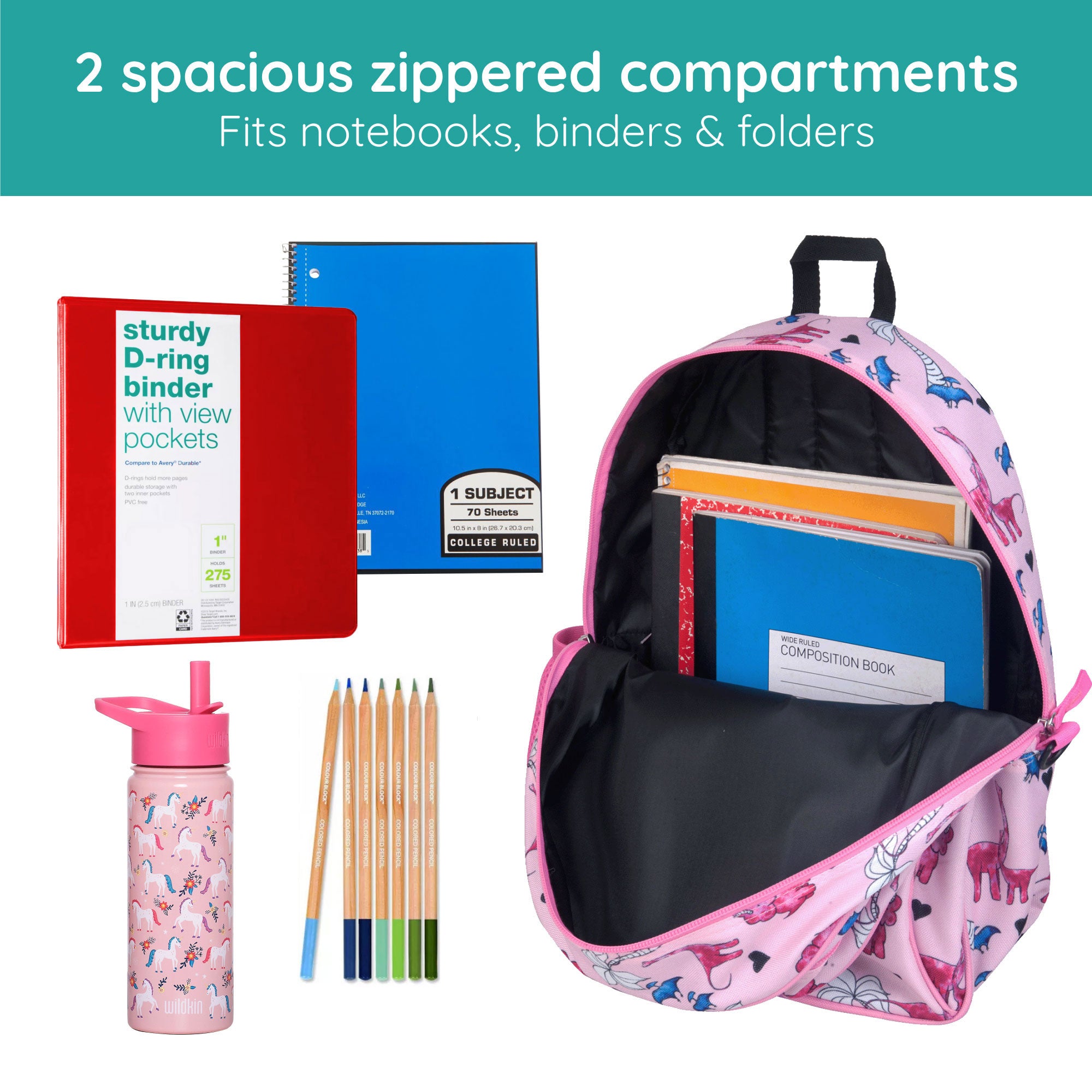 15 Inch Backpack - Girls