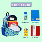 Confetti Blue 15 Inch Backpack