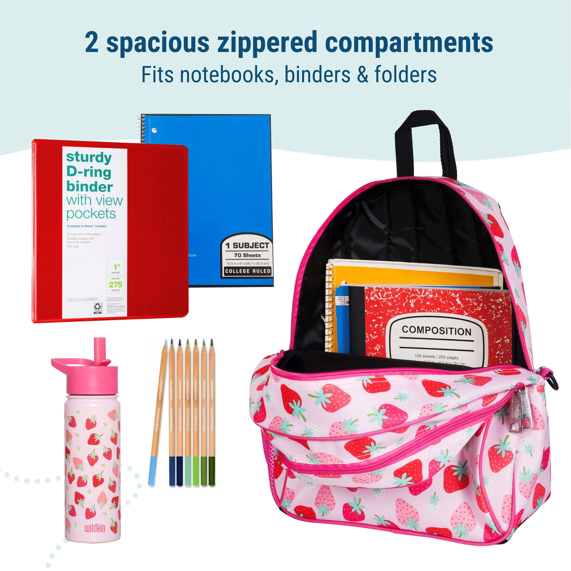 15 Inch Backpack - Girls