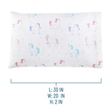 Unicorn 100% Cotton Flannel Pillow Cases - 2 pack