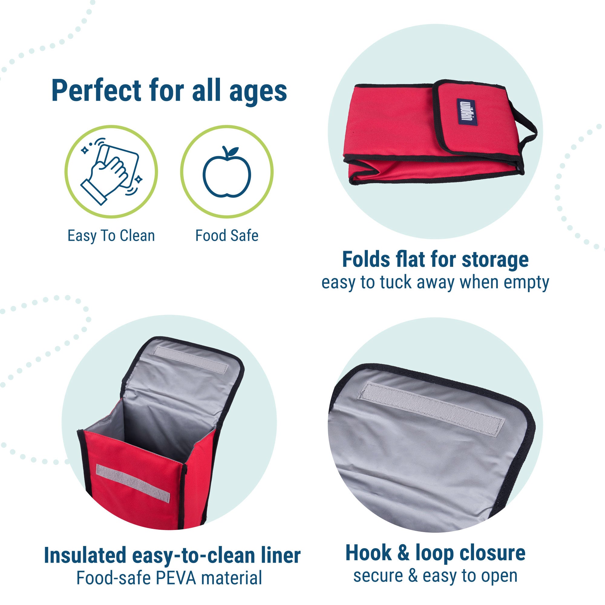 Cardinal Red Lunch Bag