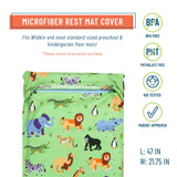 Wild Animals Microfiber Rest Mat Cover