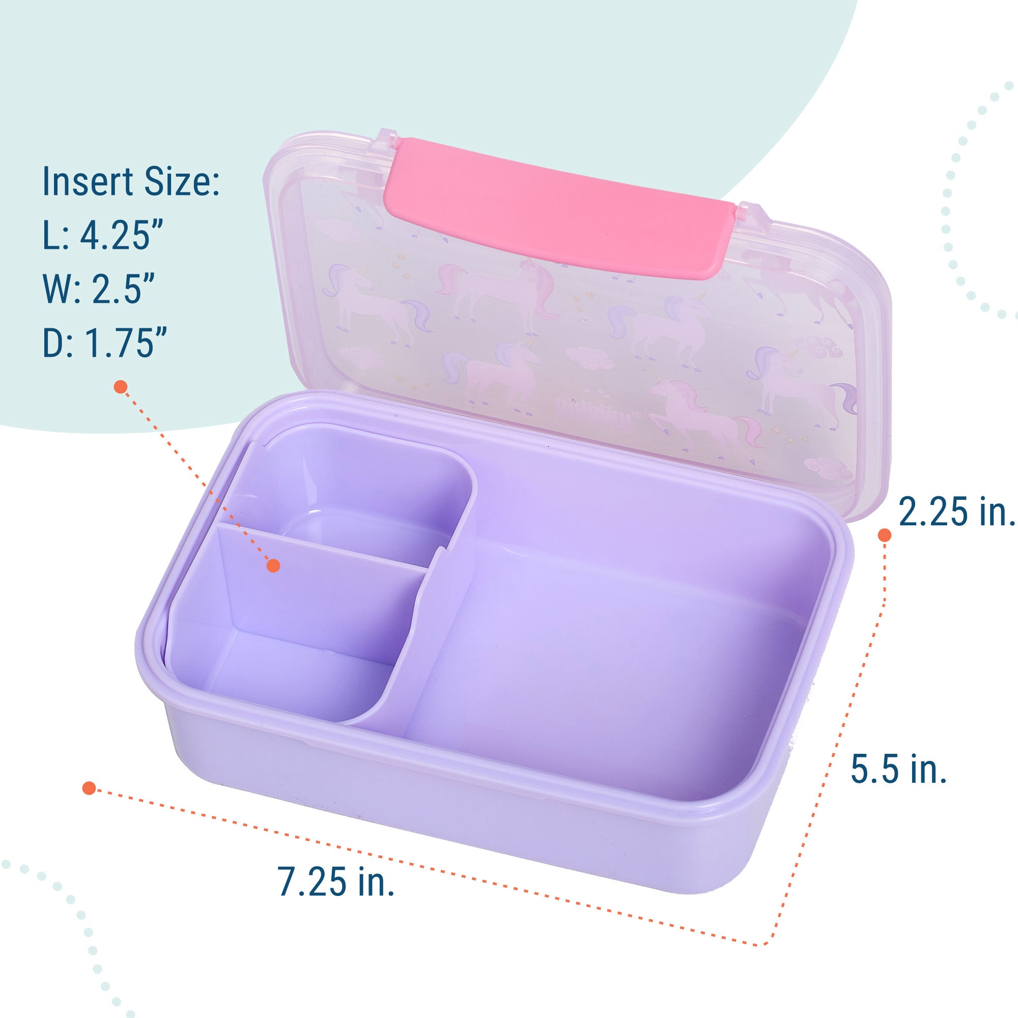 Unicorn Reusable Food Container Bento Box