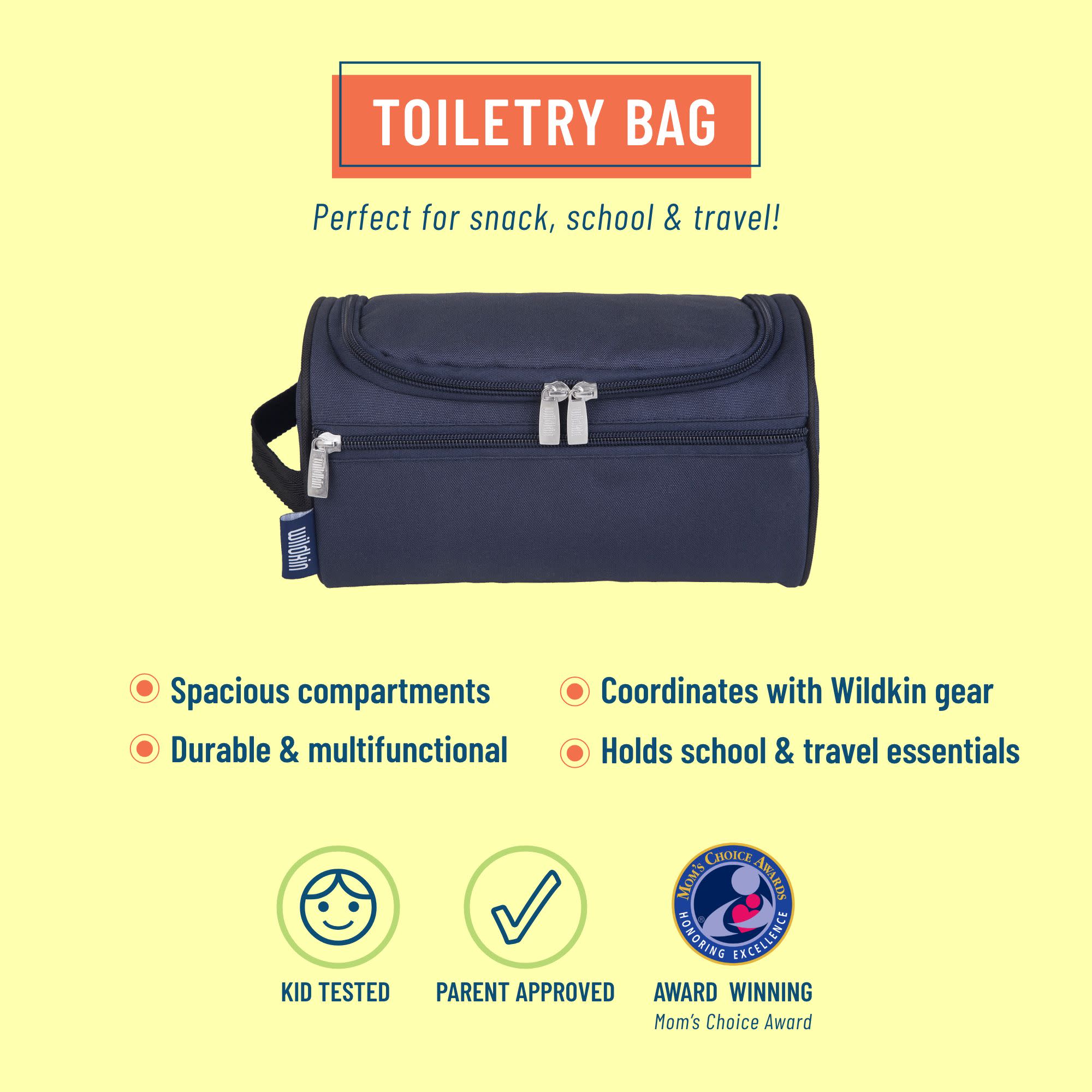 Gray Polyester Toiletry Bag for Travel Accessories Kit Pouch, For Everyday,  Rectangular at Rs 245/piece in New Delhi
