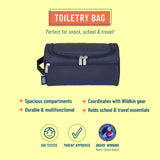 Deep Blue Toiletry Bag