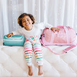 Blue Glitter Toiletry Bag