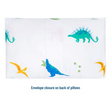 Jurassic Dinosaurs Microfiber Pillowcases - Toddler (2 pk)