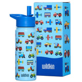 Trains, Planes & Trucks 18 oz Steel Water Bottle