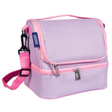 Lilac Two Compartment Lunch Bag