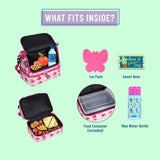 Strawberry Patch Two Compartment Lunch Bag