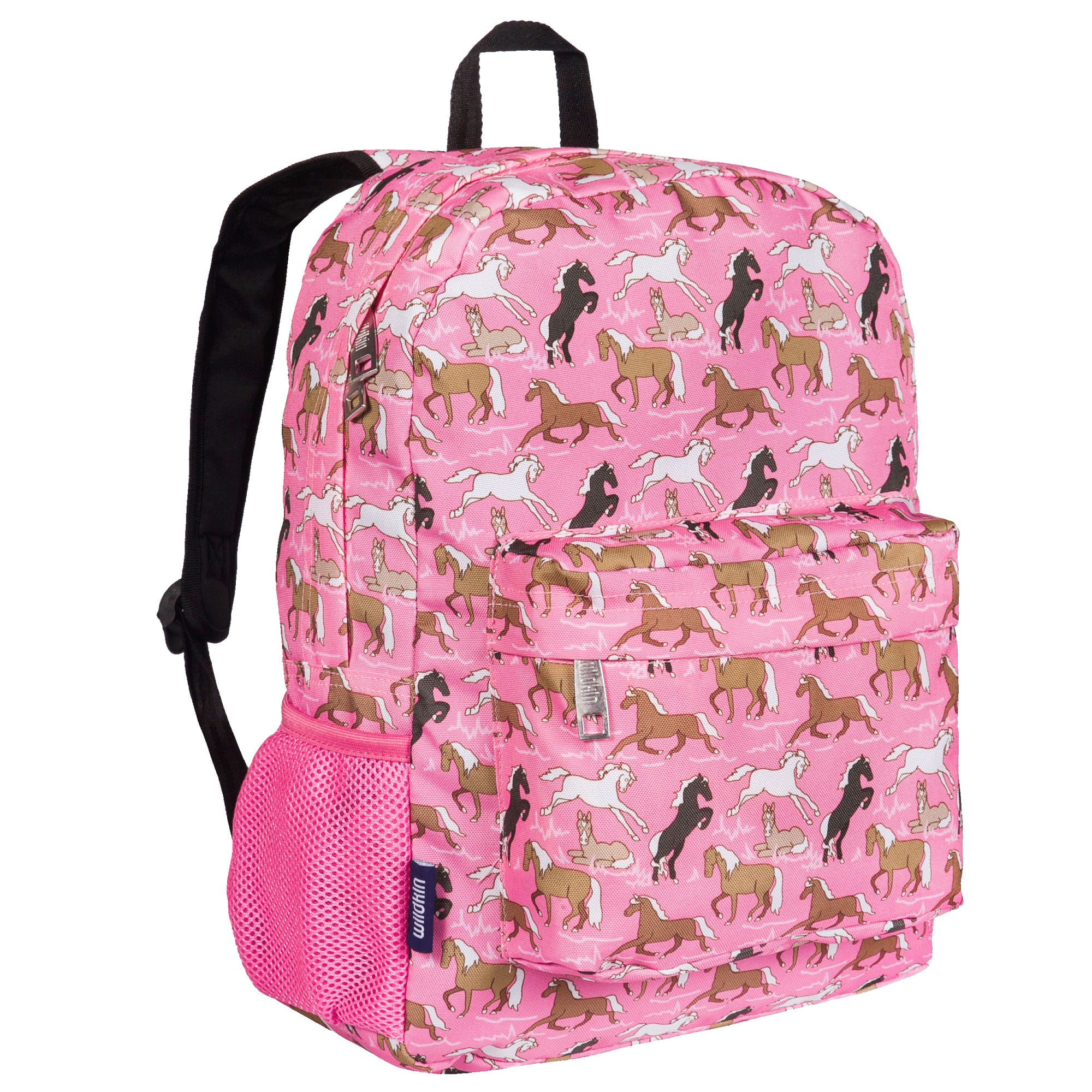 Horses in Pink 16 Inch Backpack