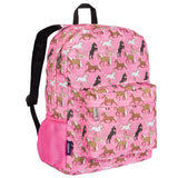 Horses in Pink 16 Inch Backpack