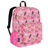 Horses in Pink 16 Inch Backpack