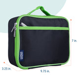 Rip-Stop Black/Green Lunch Box