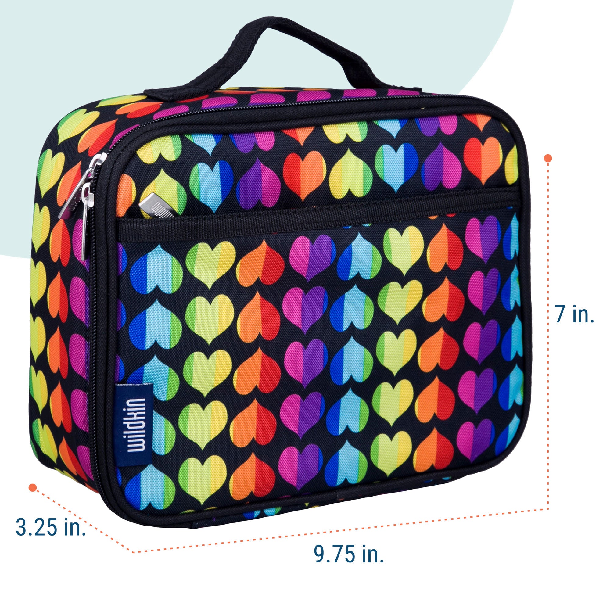 Rainbow Hearts Lunch Box