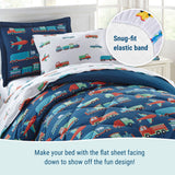 Transportation 5 pc Cotton Bed in a Bag - Twin