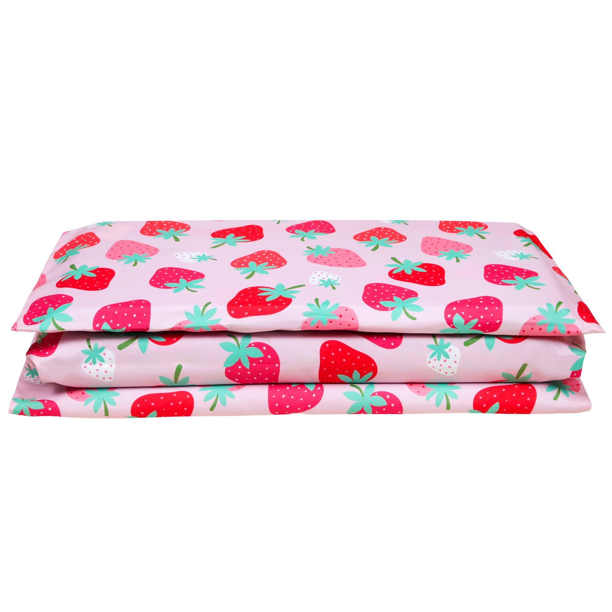 Strawberry Patch Microfiber Rest Mat Cover