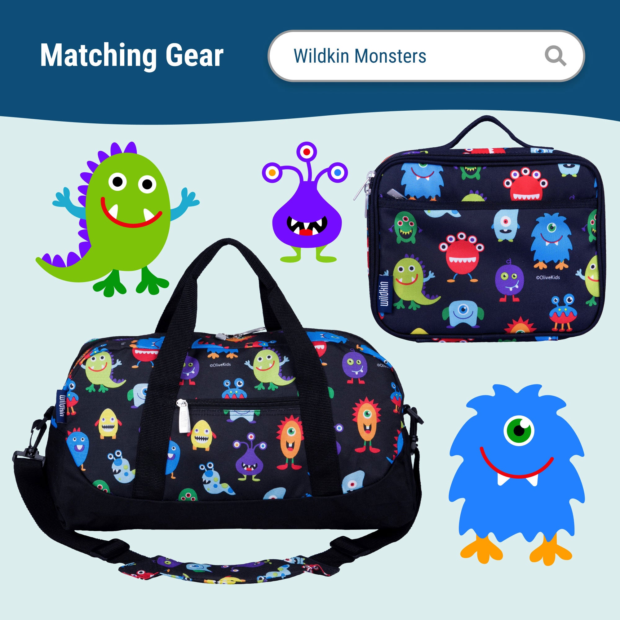 Monsters 12 Inch Backpack