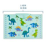 Dinosaur Land Hooded Beach Towel