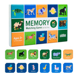 Memory Matching Game 36 pc - Animals Edition - 18 pairs