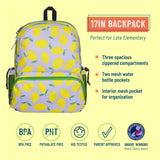 Lilac Lemonade 17 Inch Backpack
