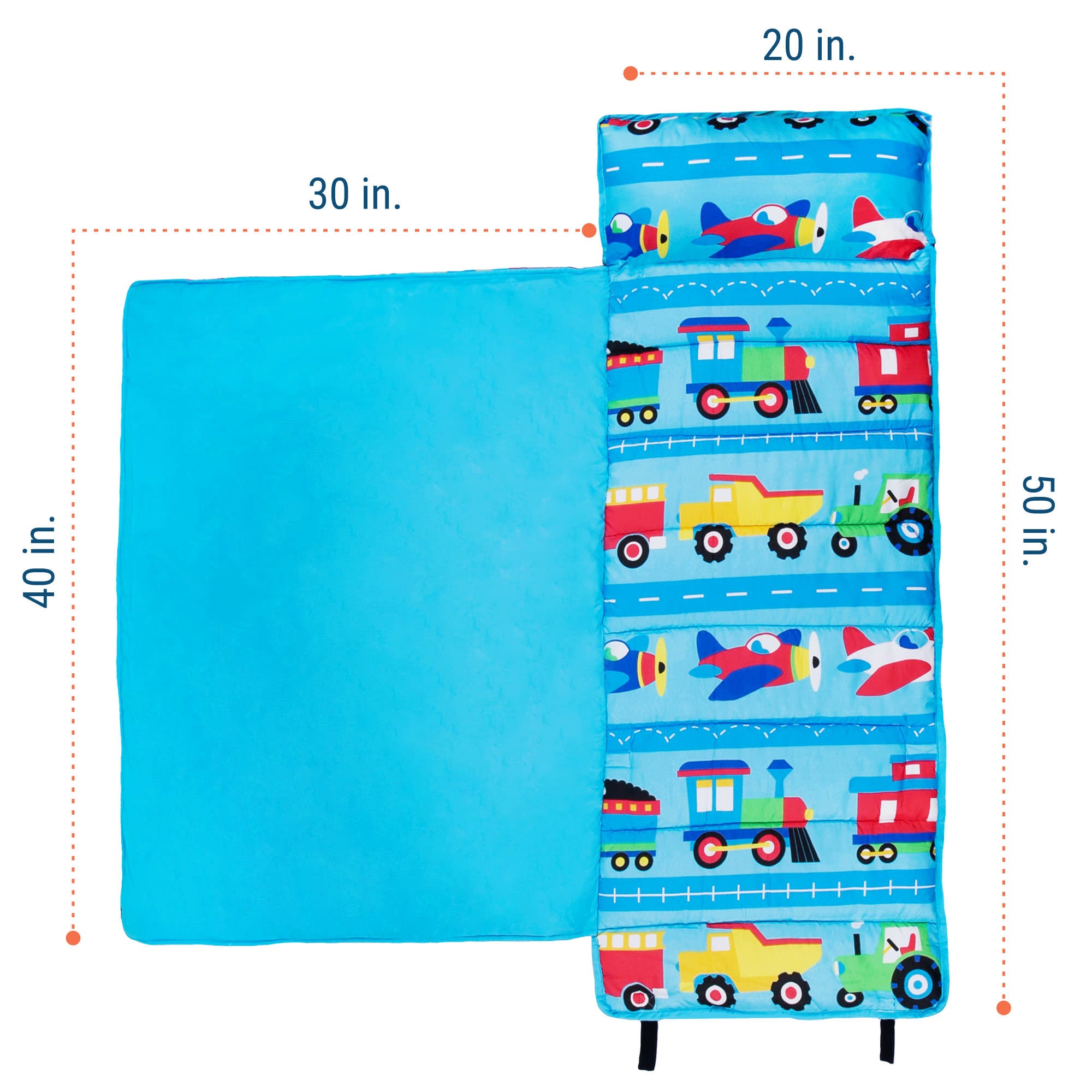 Trains, Planes & Trucks Microfiber Kids Nap Mat