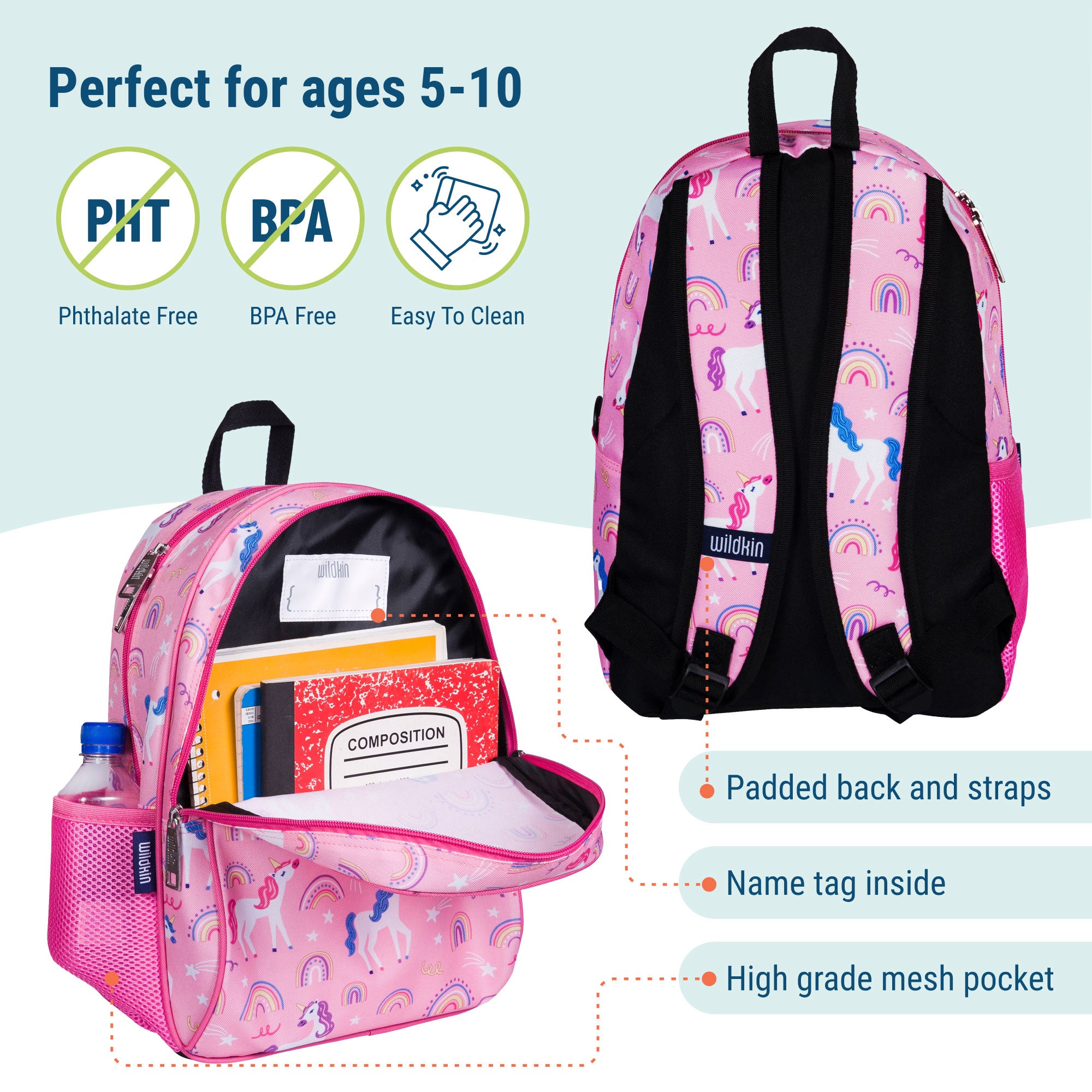 15 Inch Backpack - Girls