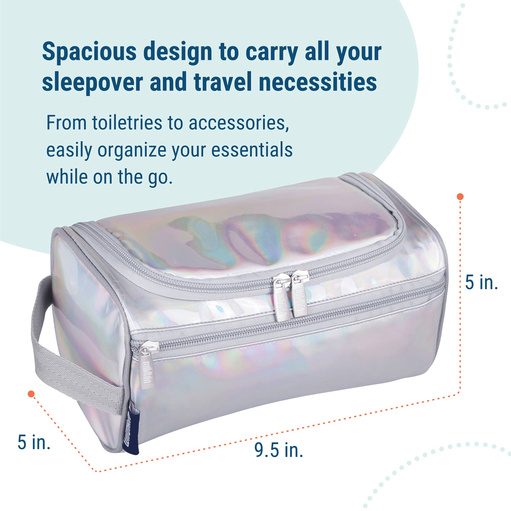Holographic Toiletry Bag