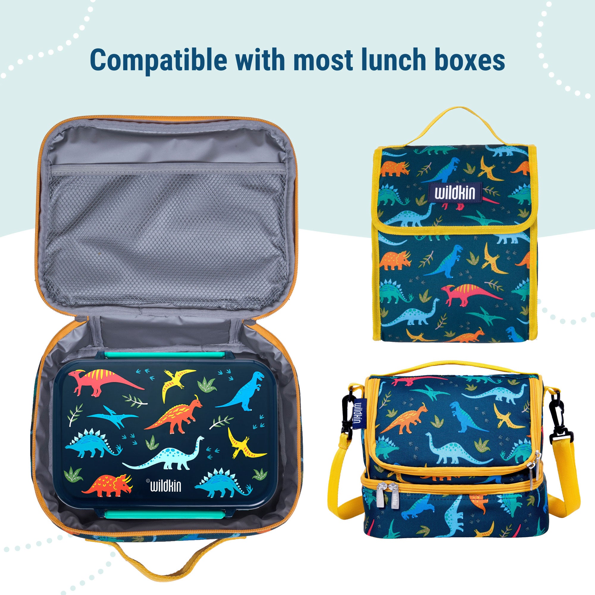 Jurassic Dinosaurs Reusable Food Container Bento Box