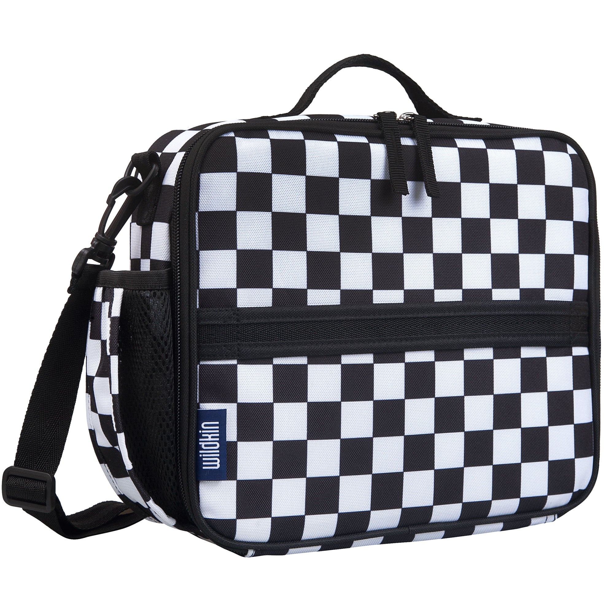 Black and White Checkered ECO Lunch Box