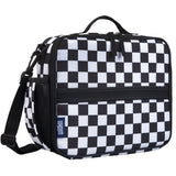 Black and White Checkered ECO Lunch Box