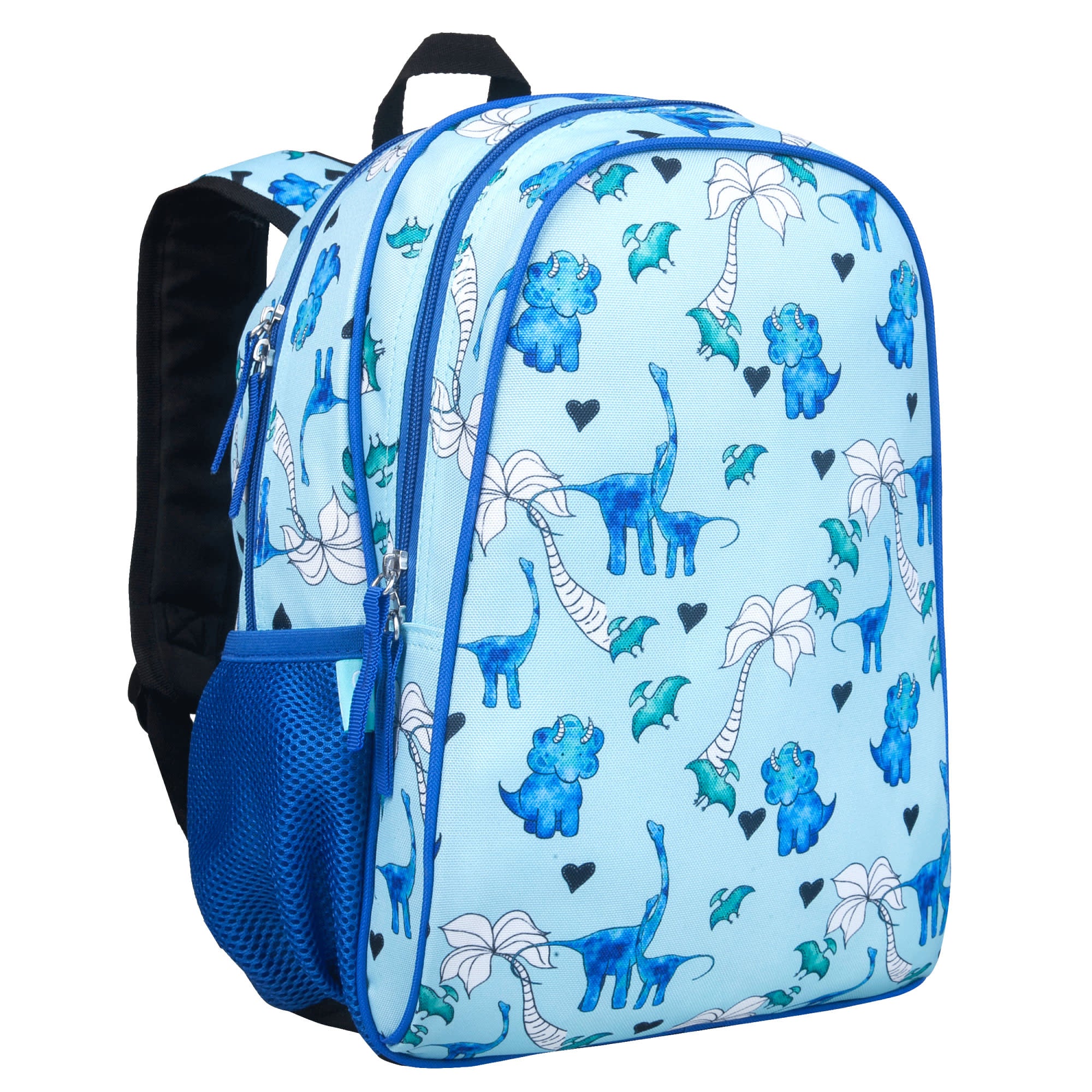 Blue Dino 15 Inch Backpack