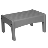 Slatted Step Stool - Gray