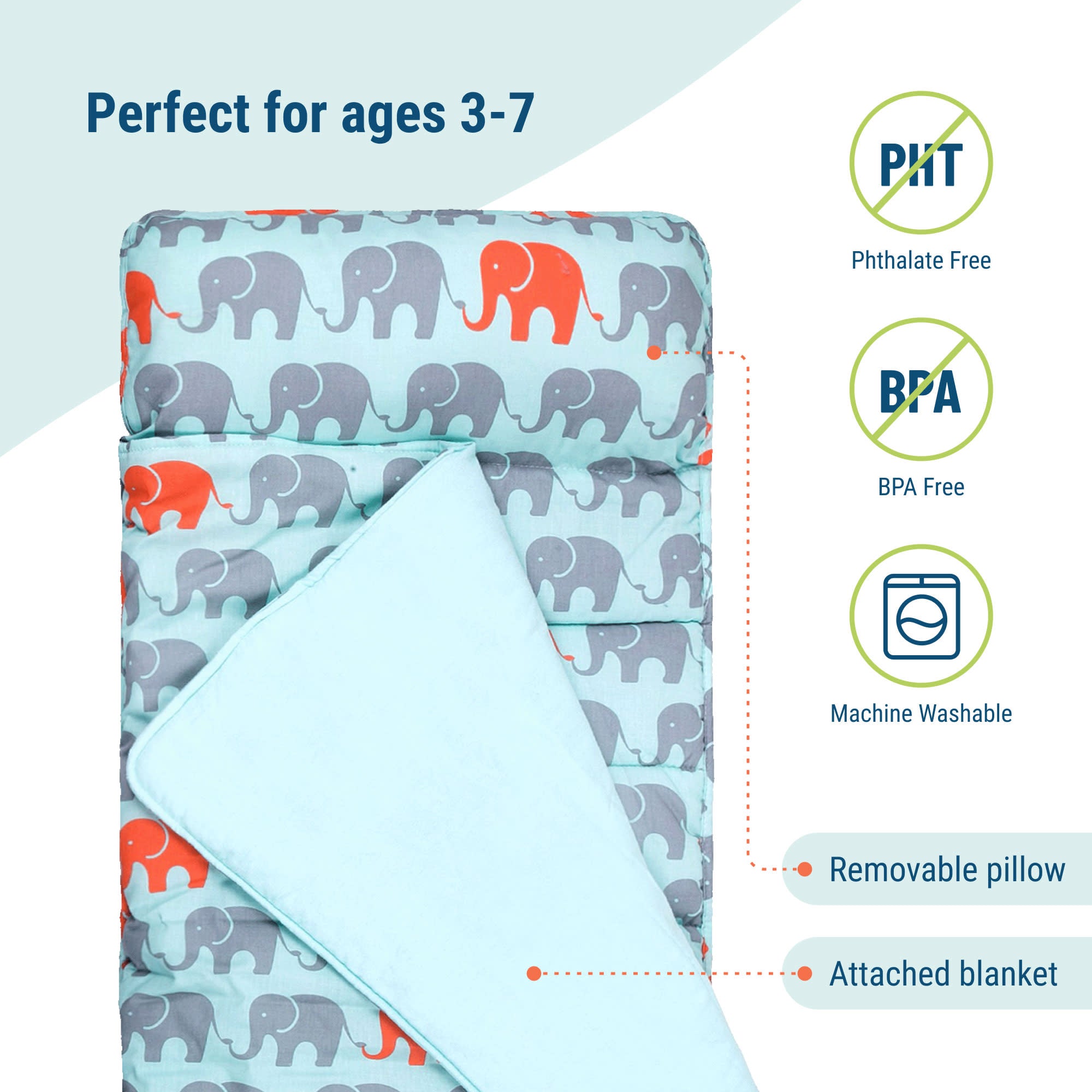 Elephants Original Nap Mat