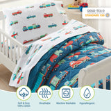 Transportation 4 pc Cotton Bed in a Bag - Toddler